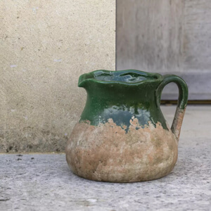 Grand Illusions Terracotta Jug Green